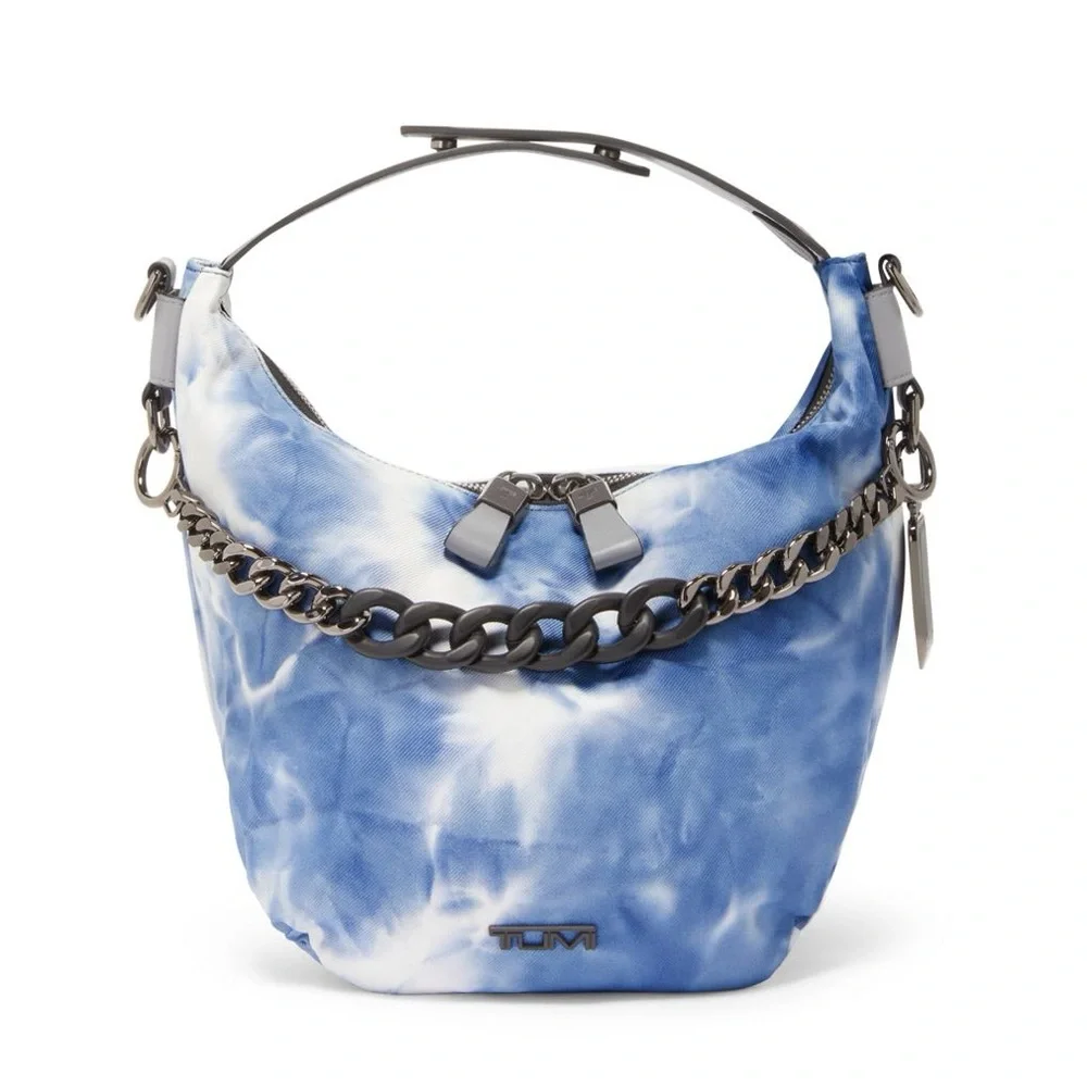 Voyageur Davenay denim Tie Dyed Crossbody Bag - Picture 6 of 6